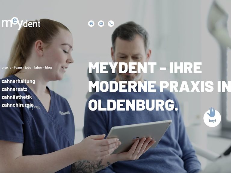 Relaunch Meydent Website - Dres. Meyer in Oldenburg