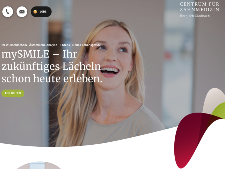 Centrum für Zahnmedizin mySMILE Kampagne