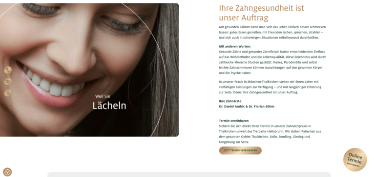Neue Website Thalkirchen by M:Brands Thalkirchen neue Website