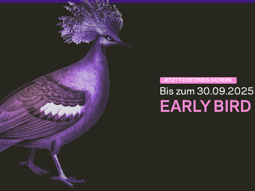 Noch bis zum 30.09 der Early-Bird-Tarif 