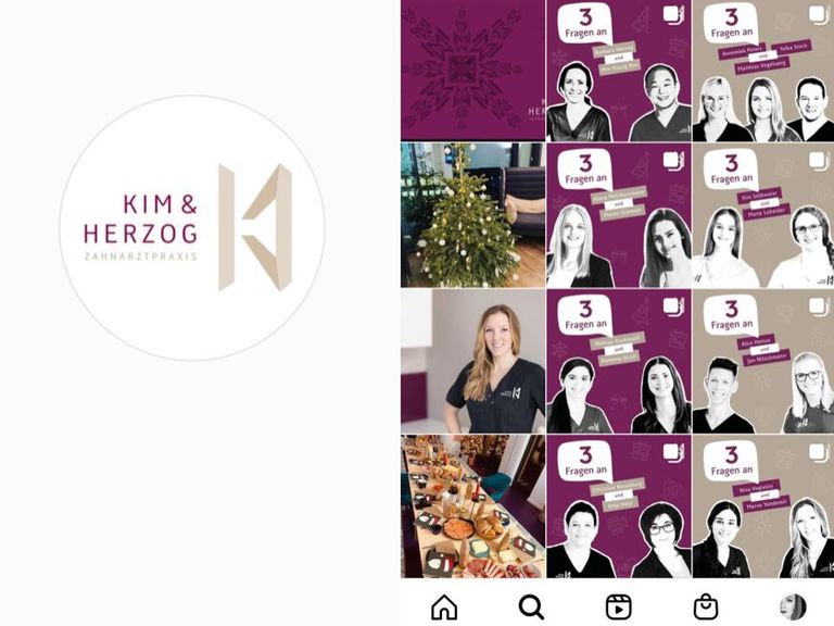 Weihnachtliche Instagram Aktion von Kim & Herzog