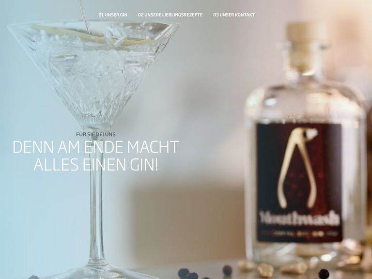 Zahn.Zentrum.Bergedorf eigene Gin Website by M:Brandsnds Alles macht einen Gin