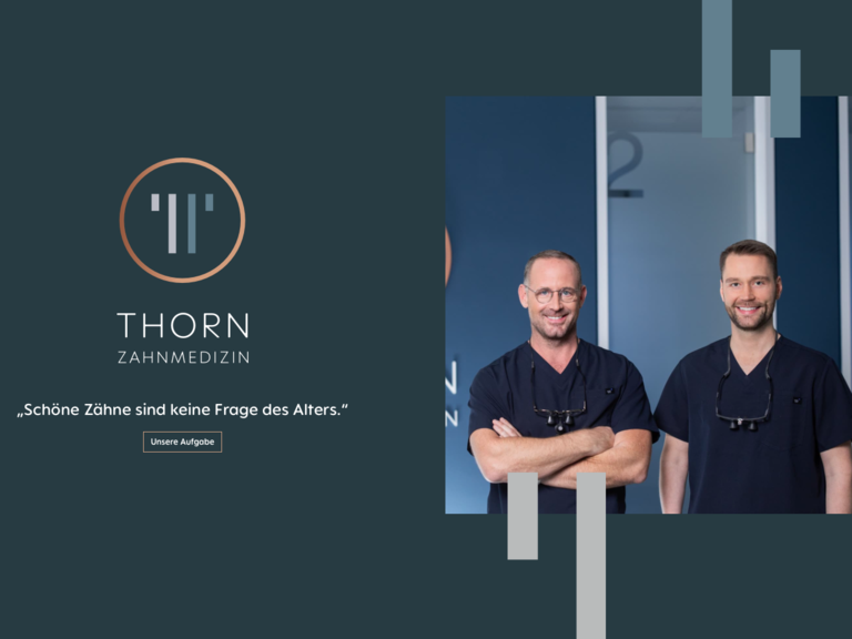 Website Thorn Zahnmedizin
