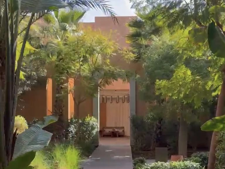 Eingang Park Hyatt Marrakech Anlage Park Hyatt Marrakech