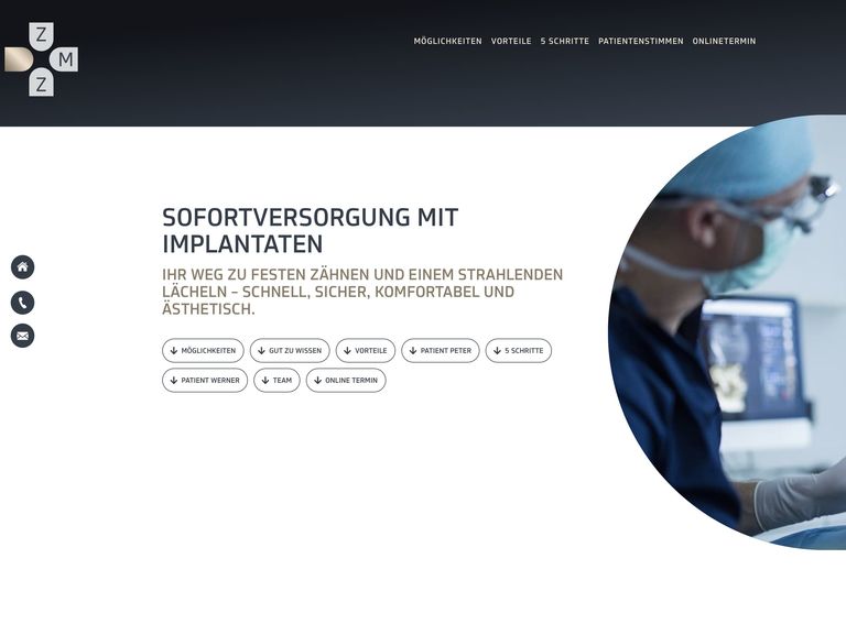 Landingpage Sofortversorgung ZMZ Paderborn 